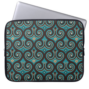 Housse Pour Ordinateur Portable Arabesque de l'Est : Ornement élégant sans Seamles