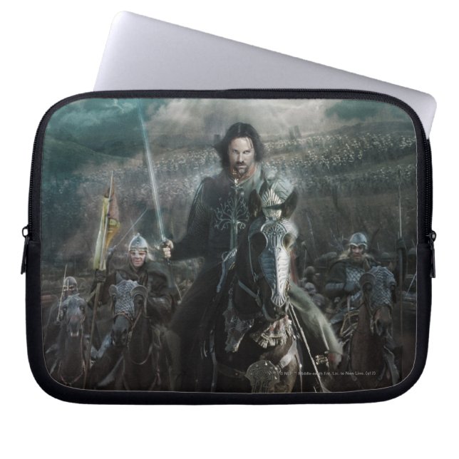 Housse Pour Ordinateur Portable Aragorn Leading on Horse (Devant)