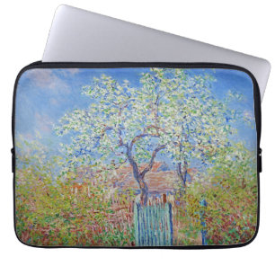 Housse Pour Ordinateur Portable Arbre à poires en fleurs - Claude Monet