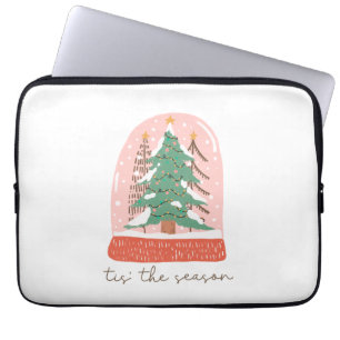 Housse Pour Ordinateur Portable Arbre Cadeau De Noël C'Est La Saison