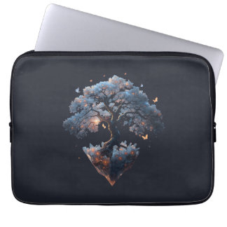 Housse Pour Ordinateur Portable Arbre de cristal céleste – Art de la nature fantas