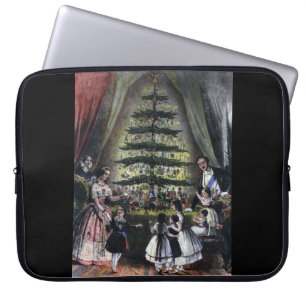 Housse Pour Ordinateur Portable Arbre de Noël de la reine Victoria