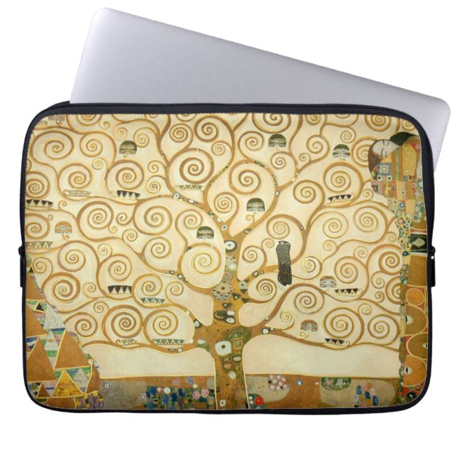 Housse Pour Ordinateur Portable Arbre de vie de Gustav Klimt (Devant)
