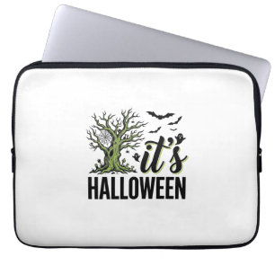 Housse Pour Ordinateur Portable Arbre d'Halloween C'est Halloween Vintage Épouvant