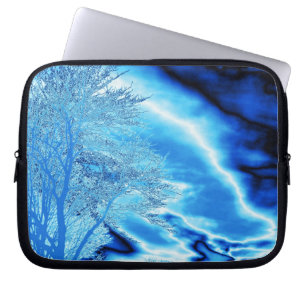 Housse Pour Ordinateur Portable Arbre portable Ice Blue Tree