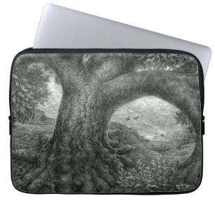 Housse Pour Ordinateur Portable Arbre qui embrasse le risque