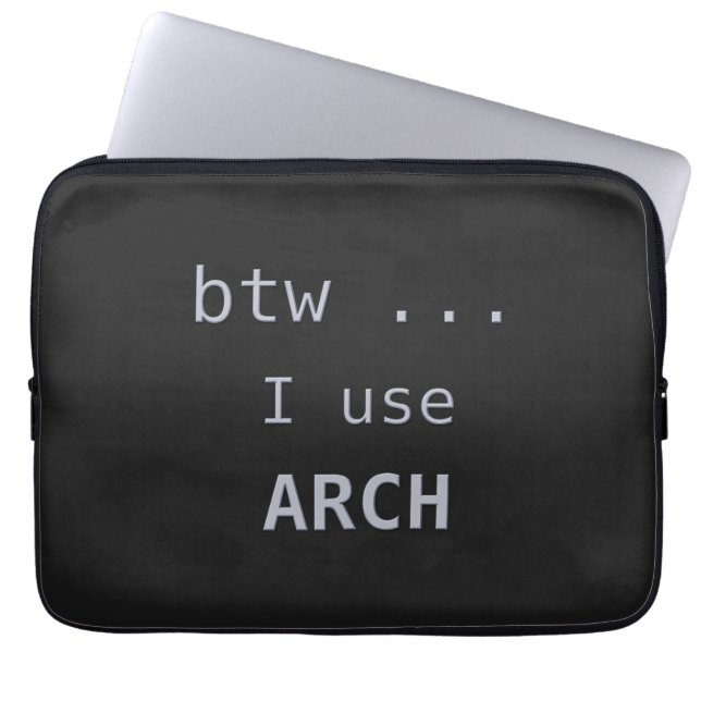 Housse Pour Ordinateur Portable Arch Linux (Devant)