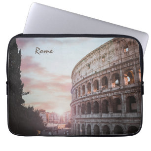 Housse Pour Ordinateur Portable Architecture antique Rome coucher de soleil ville