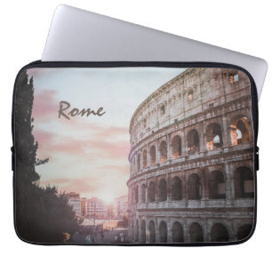 Housse Pour Ordinateur Portable Architecture antique Rome coucher de soleil ville