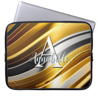 Argent et bronze Abstraits modernes en or