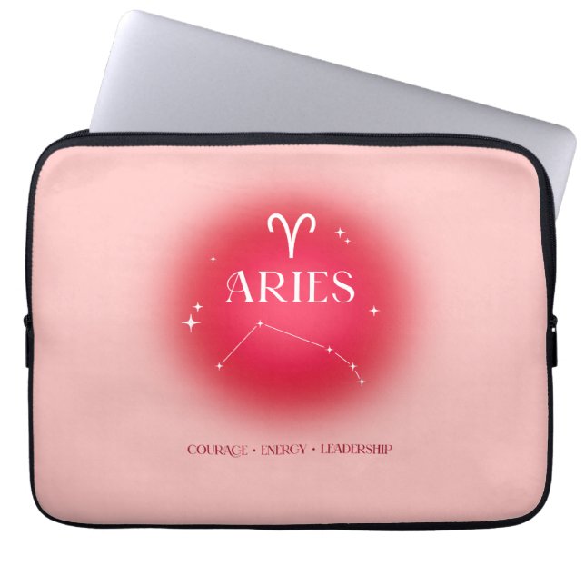 Housse Pour Ordinateur Portable Aries aura (Devant)