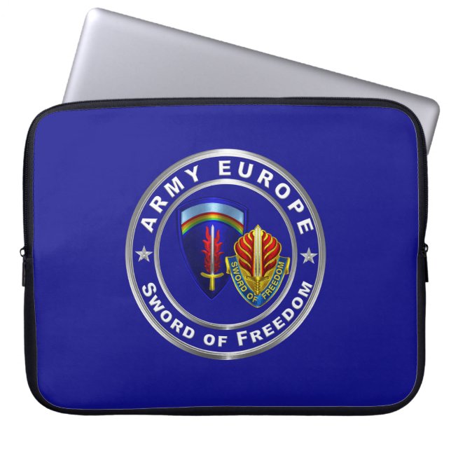 Housse Pour Ordinateur Portable Armée Europe USAREUR  (Devant)