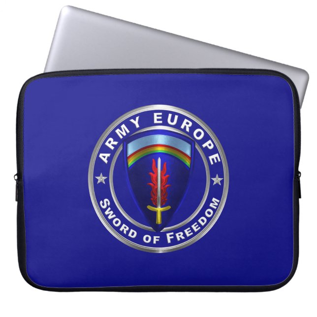 Housse Pour Ordinateur Portable Armée Europe USAREUR  (Devant)