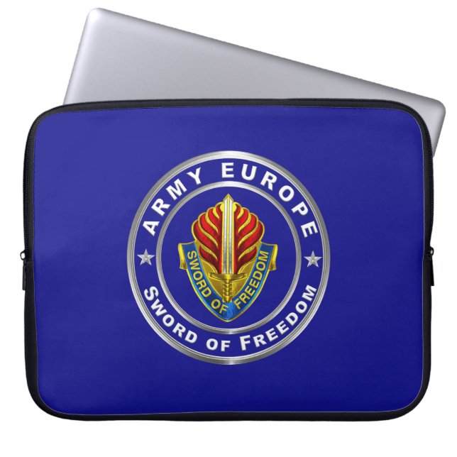 Housse Pour Ordinateur Portable Armée Europe USAREUR  (Devant)