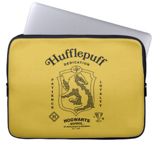 Housse Pour Ordinateur Portable Armoirie de dévouement Patience Loyauté HUFFLEPUFF