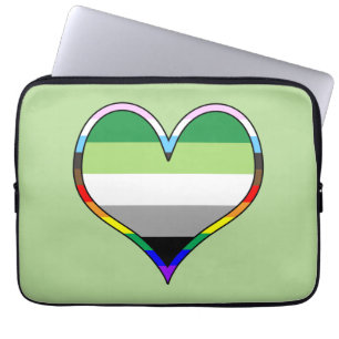 Housse Pour Ordinateur Portable Aro Pride Heart Ordinateur Portable