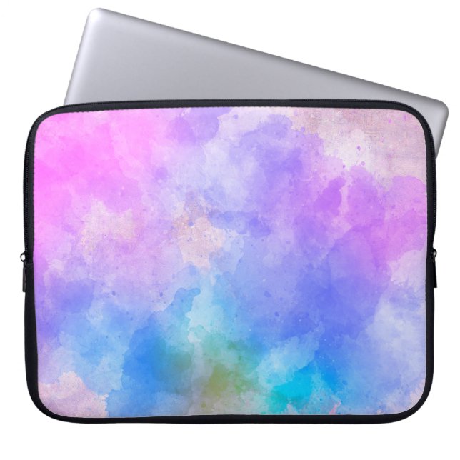 Housse Pour Ordinateur Portable Arrière - plan art aquarelle abstraite (Devant)