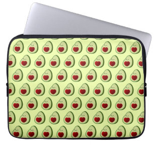 Housse Pour Ordinateur Portable Arrière - plan Avocado mignon