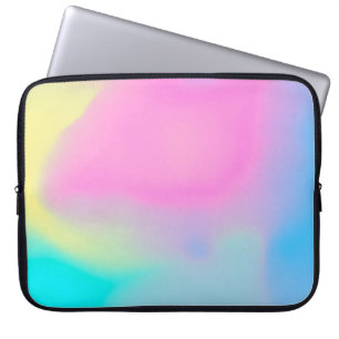 Housse Pour Ordinateur Portable arrière - plan de nuage doux Abstrait en couleur p