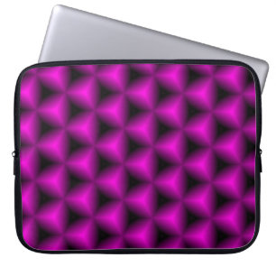 Housse Pour Ordinateur Portable arrière - plan géométrique violet Abstrait.abstrai