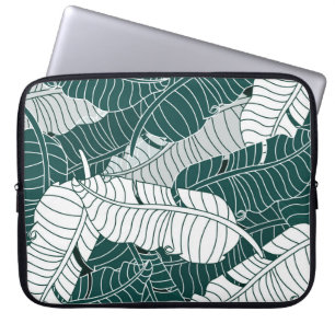 Housse Pour Ordinateur Portable Arrière - plan Motif Feuille vintage