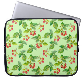 Housse Pour Ordinateur Portable Arrière - plan sans couture avec baies saines - fr