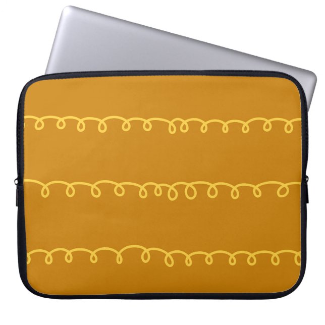 Housse Pour Ordinateur Portable Art Abstrait : Conception moderne d'enveloppement (Devant)