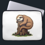 Housse Pour Ordinateur Portable Art animal mignon de forêt de paresseux endormi vi<br><div class="desc">Art animal mignon de forêt de paresseux endormi vintage 2</div>