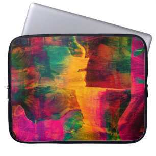 Housse Pour Ordinateur Portable art coloré abstrait papier vif fond d'art,