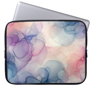 Housse Pour Ordinateur Portable Art de l'encre d'aquarelle