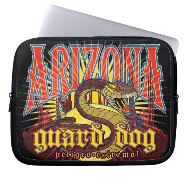 Housse Pour Ordinateur Portable Art de serpent d'Arizona (Devant)