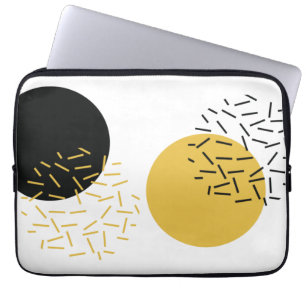 Housse Pour Ordinateur Portable Art graphique géométrique urbain simple, moderne e
