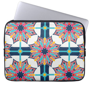Housse Pour Ordinateur Portable Art Islamique sans couture coloré