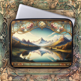 Housse Pour Ordinateur Portable Art Nouveau Classique Paysage Artistique