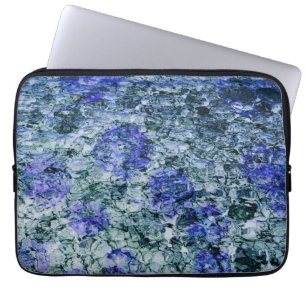Housse Pour Ordinateur Portable Art numérique d'aquarelle bleue arrière - plan abs