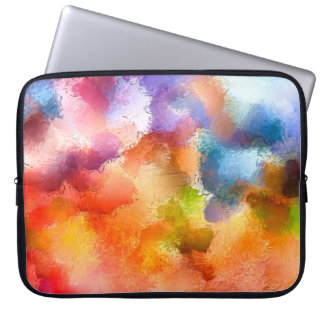 Housse Pour Ordinateur Portable Art numérique motif abstrait. Dessin à main modern