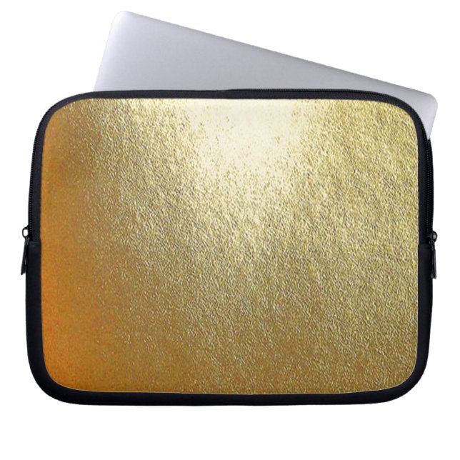 Housse Pour Ordinateur Portable Art Or brillant (Devant)