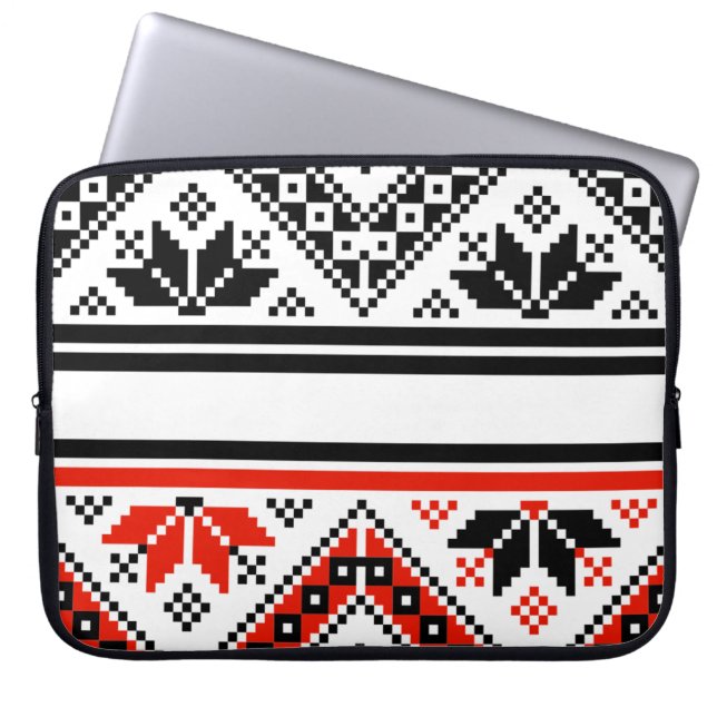 Housse Pour Ordinateur Portable Art populaire bulgare (Devant)