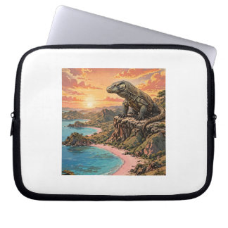 Housse Pour Ordinateur Portable Art Vintage de la Faune d'Indonésie sur la Plage R