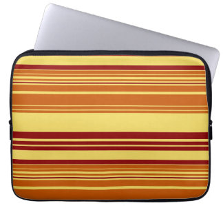 Housse Pour Ordinateur Portable Art vintage Retro Coloré Stripes