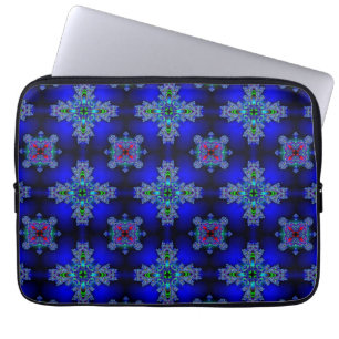 Housse Pour Ordinateur Portable Artdeco Flowers in Retro Style