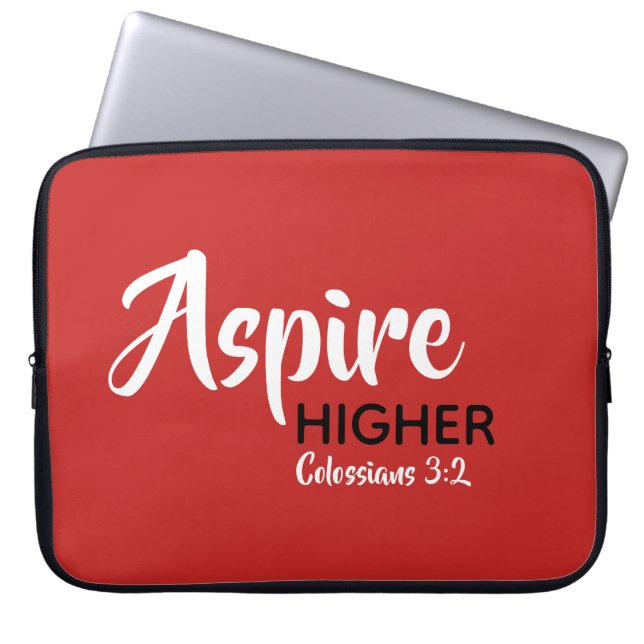 Housse Pour Ordinateur Portable ASPIRE Écriture chrétienne inspirationnelle supéri (Devant)