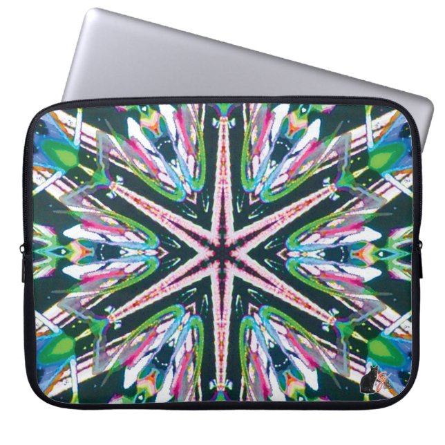 Housse Pour Ordinateur Portable Astral Kaleidoscope Laptop Sleeve (Devant)