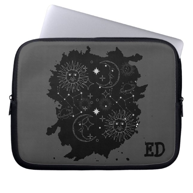 HOUSSE POUR ORDINATEUR PORTABLE ASTROLOGIE(B&G) SLEEVE (Devant)
