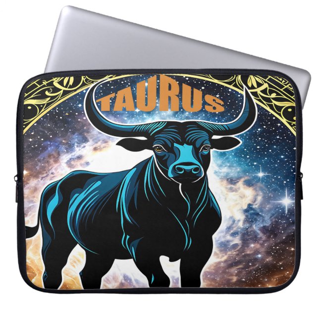 Housse Pour Ordinateur Portable Astrologie du Taurus (Devant)
