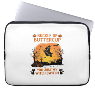 Housse Pour Ordinateur Portable Attachez-vous Papillon d'Halloween Chapeau de Sorc