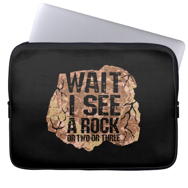 Housse Pour Ordinateur Portable Attends De Voir Un Rock (Devant)
