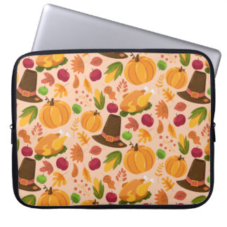 Housse Pour Ordinateur Portable Automne sans couture motif, mignonne texture de de