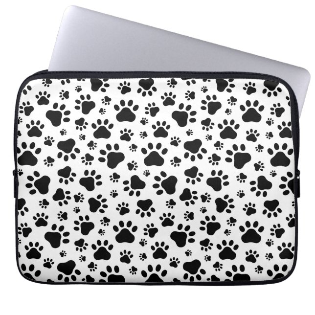 Housse pour ordinateur portable aux empreintes de  (Devant)