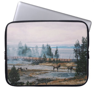 HOUSSE POUR ORDINATEUR PORTABLE AVANT LE COUCHER DE SOLEIL DANS LE PARC NATIONAL D